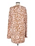 Show Me Your Mumu 100% Polyester Animal Print Tan Cardigan Size M - photo 2