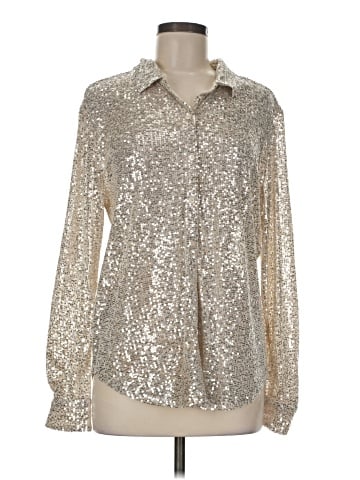 Open Edit Long Sleeve Blouse (view 1)