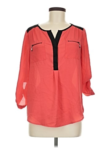 My Michelle 3/4 Sleeve Blouse (view 1)