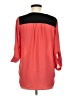 My Michelle 100% Polyester Color Block Red 3/4 Sleeve Blouse Size M - photo 2