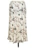 Halogen 100% Polyester Print Ivory Casual Skirt Size XL - photo 2