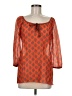 Bailey 44 Orange 3/4 Sleeve Blouse Size M - photo 1