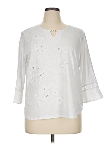 Alfred Dunner 3/4 Sleeve Top (view 1)