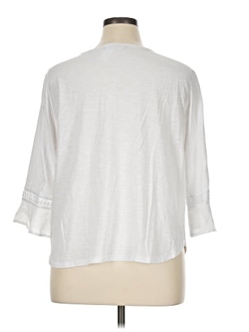 Alfred Dunner 3/4 Sleeve Top (view 2)