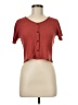 Caution to the Wind Red Short Sleeve Top Size M - photo 1