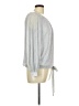 MSK Silver Long Sleeve Blouse Size M - photo 4