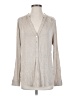 Amour Vert Gray Long Sleeve Blouse Size XXS - photo 1