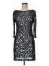 Aidan Mattox Silver Cocktail Dress Size 6 - photo 1