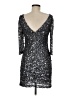 Aidan Mattox Silver Cocktail Dress Size 6 - photo 2