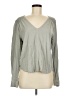 Bella Dahl Gray Long Sleeve Blouse Size M - photo 1