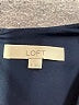 Ann Taylor LOFT Solid Blue Casual Dress Size 6 - photo 7