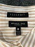 Foxcroft Stripes Ivory Long Sleeve Button-Down Shirt Size 16 - photo 7