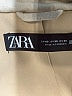 Zara Ivory Tan Trenchcoat Size XS - photo 6