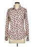 J.Crew 100% Cotton Paisley Ivory Long Sleeve Button-Down Shirt Size 8 - photo 1