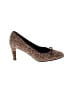 Salvatore Ferragamo Animal Print Brown Heels Size 8 1/2 - photo 1