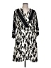 CAbi 100% Polyester Print Black Casual Dress Size L - photo 1