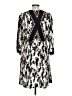 CAbi 100% Polyester Print Black Casual Dress Size L - photo 2