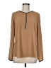 Milano Tan Long Sleeve Blouse Size M (estimated) - photo 1