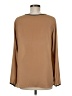 Milano Tan Long Sleeve Blouse Size M (estimated) - photo 2