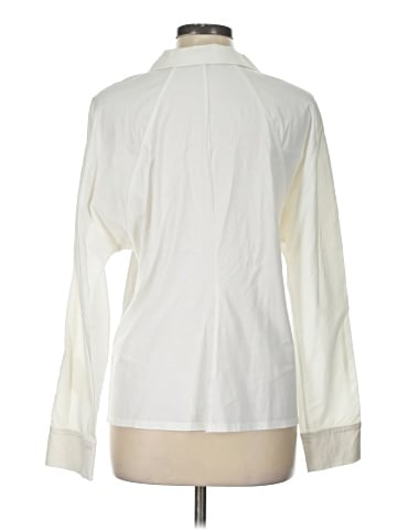 Lafayette 148 New York Long Sleeve Blouse (view 2)