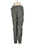 Caslon 100% Linen Solid Gray Linen Pants Size S - photo 2
