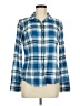 J.Crew Plaid Blue Long Sleeve Button-Down Shirt Size 8 - photo 1