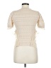 Zara Ivory Short Sleeve Top Size M - photo 2