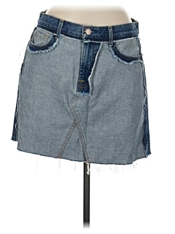 7 For All Mankind Denim Skirt (view 1)