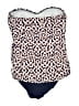 Tommy Bahama Print Ivory One Piece Swimsuit Size 10 - photo 2