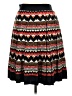 Fei Chevron-herringbone Red Casual Skirt Size 6 - photo 2