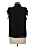 1.State 100% Polyester Black Sleeveless Blouse Size M - photo 2