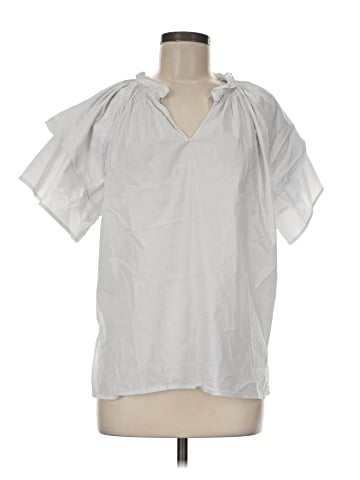 MING WANG Short Sleeve Blouse (view 1)