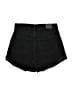 Aero 100% Cotton Black Denim Shorts Size 00 - photo 2