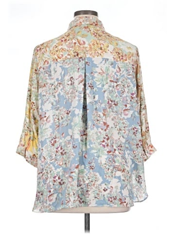 Rose + Olive 3/4 Sleeve Blouse (view 2)