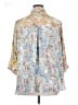 Rose + Olive 100% Polyester Floral Ivory 3/4 Sleeve Blouse Size 1X - photo 2