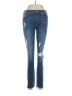 7 For All Mankind Hearts Blue Jeans Size 29 waist - photo 1