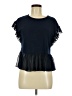 Love Scarlett Blue Short Sleeve Top Size M - photo 1