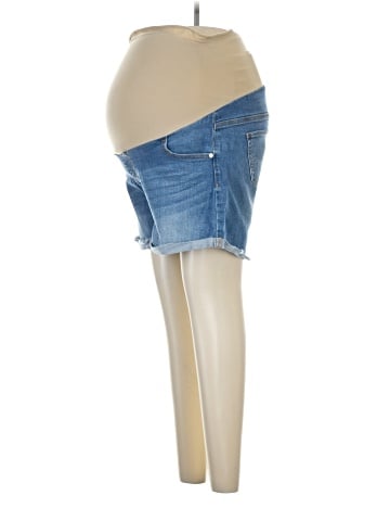 Indigo Blue Denim Shorts (view 1)