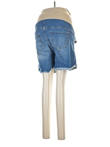 Indigo Blue Denim Shorts (view 2)