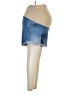 Indigo Blue Blue Denim Shorts Size Med Maternity - photo 4