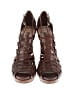 Miu Miu 100% Leather Brown Sandals Size EU 39 - photo 2