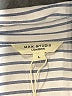 Max Studio Stripes Silver 3/4 Sleeve Blouse Size L - photo 7