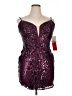 DB Studio Purple Cocktail Dress Size 14 - photo 1