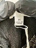 Jade Metallic Silver Long Sleeve Blouse Size 2X - photo 8
