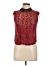 Meraki Red Sleeveless Blouse Size L - photo 1