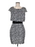 Material Girl Graphic Gray Cocktail Dress Size M - photo 1
