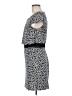 Material Girl Graphic Gray Cocktail Dress Size M - photo 5