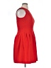 H&M Solid Red Cocktail Dress Size 16 - photo 4