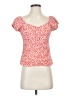 Assorted Brands 100% Polyester Red Short Sleeve Top Size S - photo 1