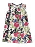 Tea 100% Cotton Print Green Dress Size 7 - photo 1